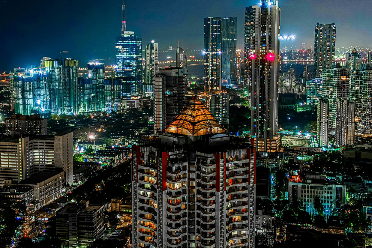 Mumbai city skyline representing Intelian Solutions India operations
