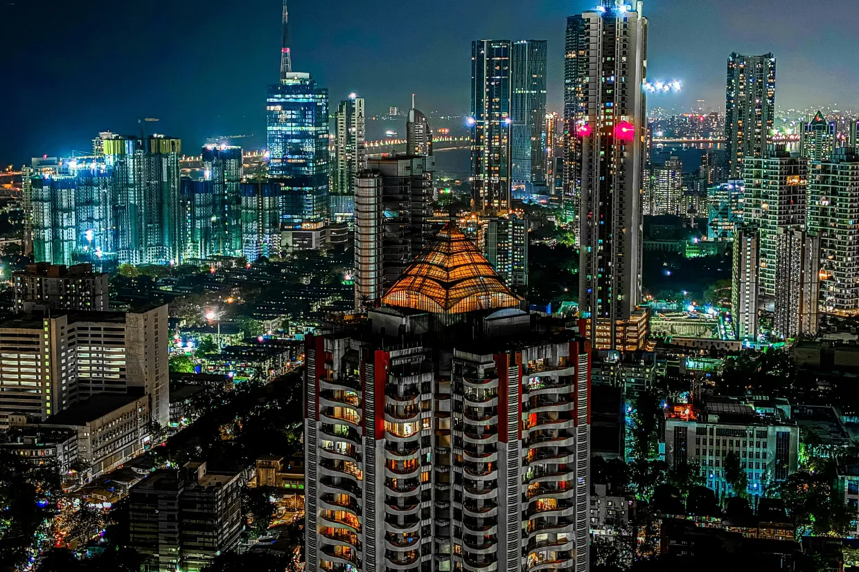 Mumbai city skyline representing Intelian Solutions India operations