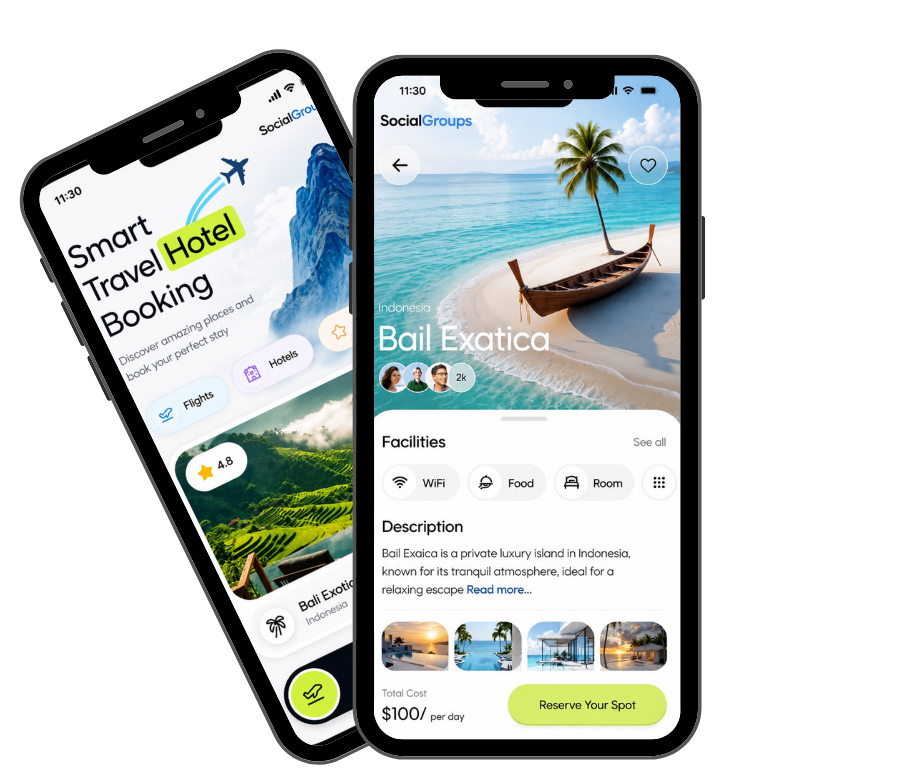 SocialGroups Digital Marketing Mockup