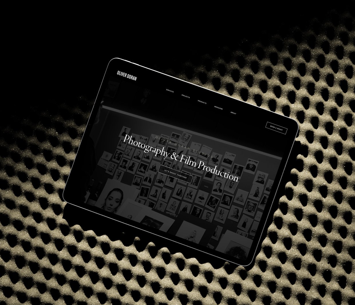 Thinken Media digital marketing platform on tablet